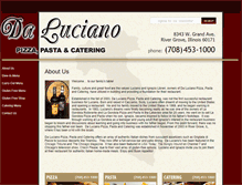 Tablet Screenshot of dalucianos.com